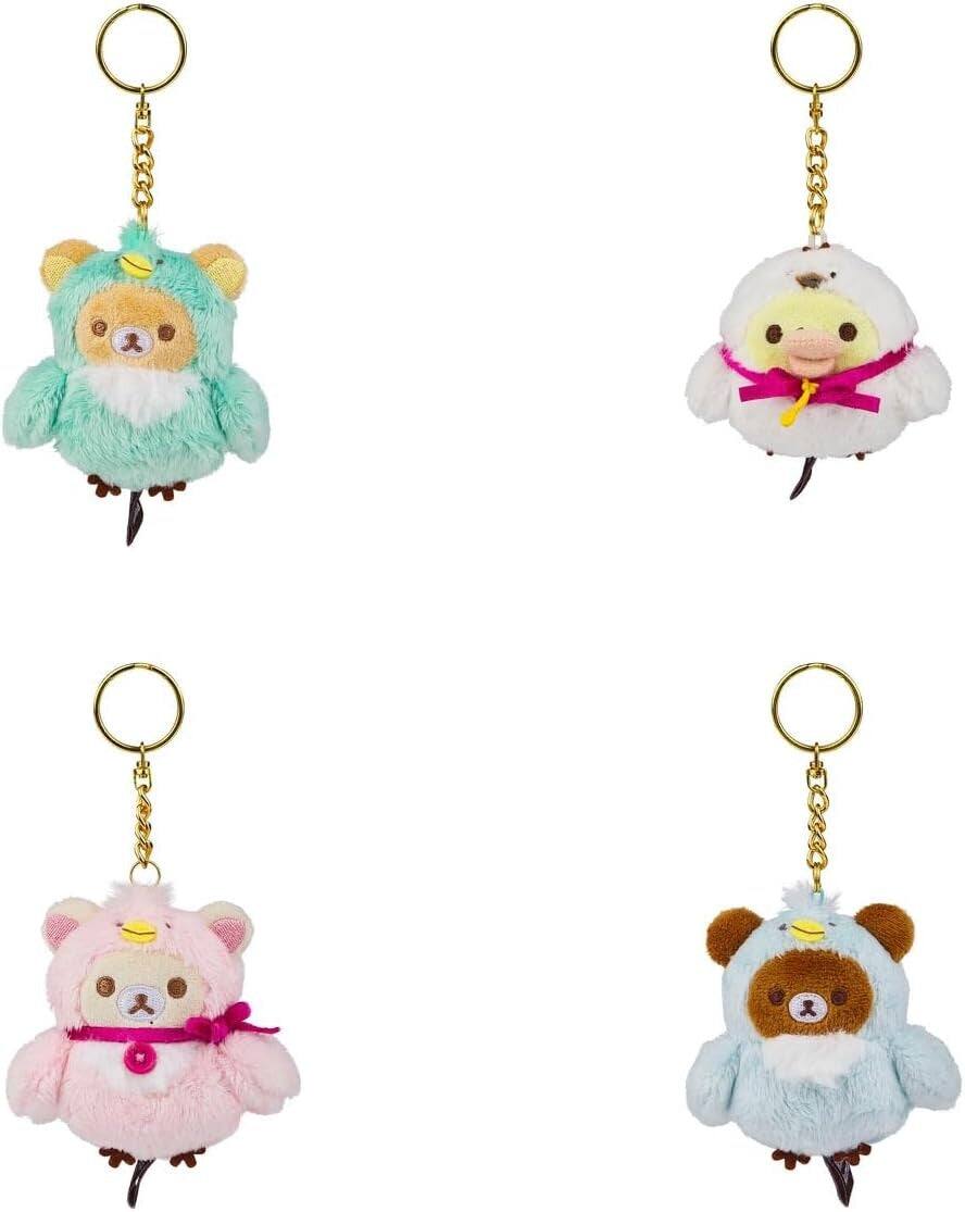 Alt View 2. Rilakkuma - BLIND BOX Rilakkuma San-X Original: Swan Series Keychain Plush.