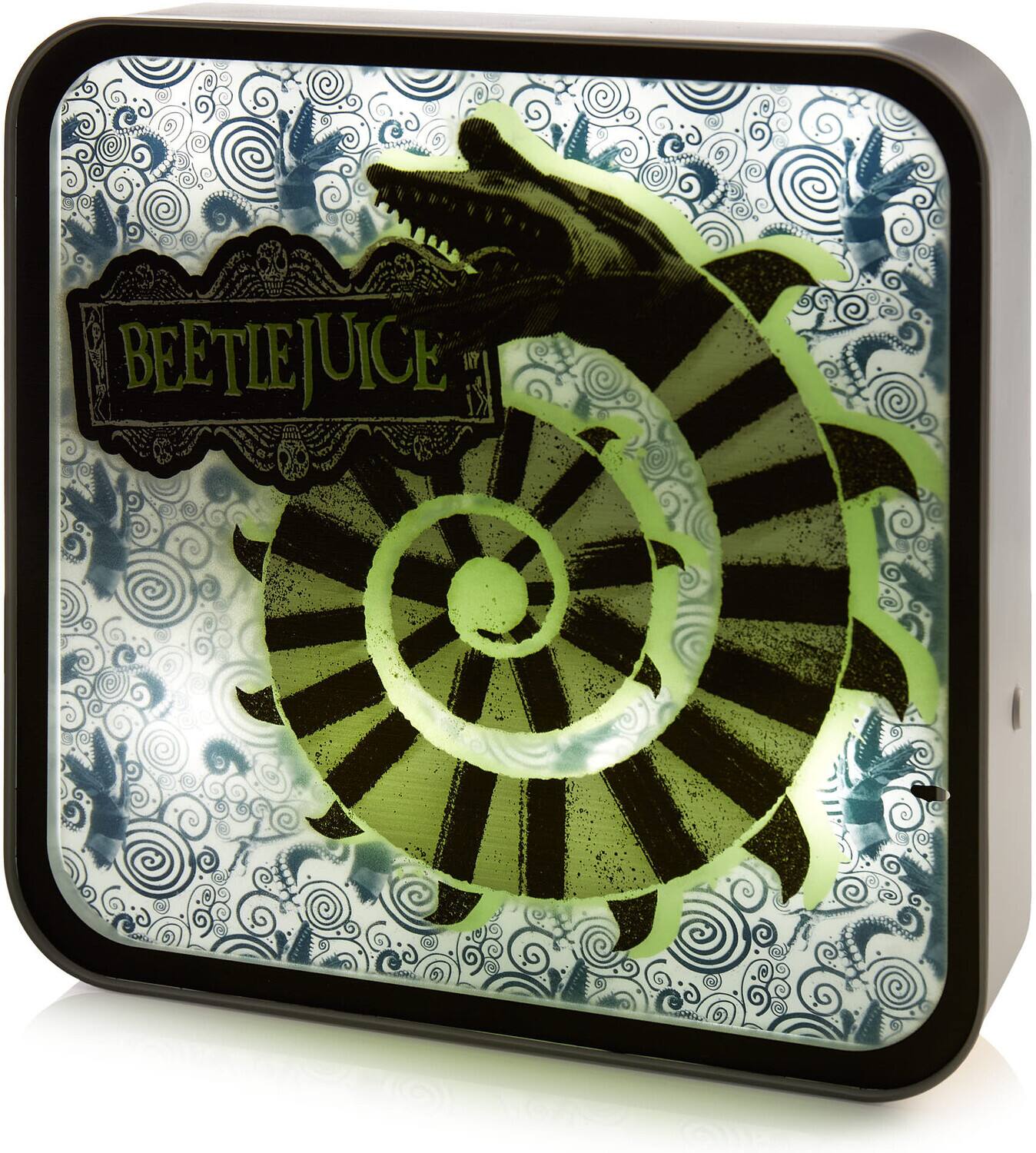 Alt View 1. Numskull - Numskull - Beetlejuice Acrylic Lamp   - Collectibles - Multicolor.