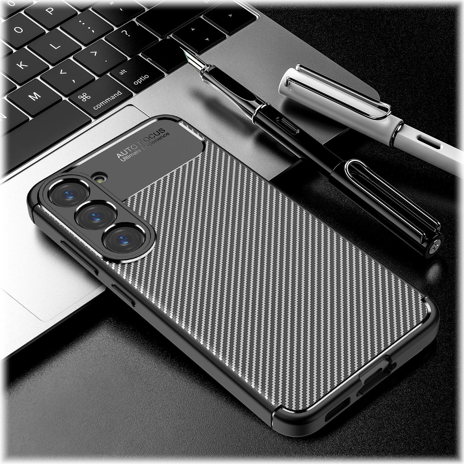 Alt View 13. SaharaCase - Anti-Slip Series Case for Samsung Galaxy S23 - Black.
