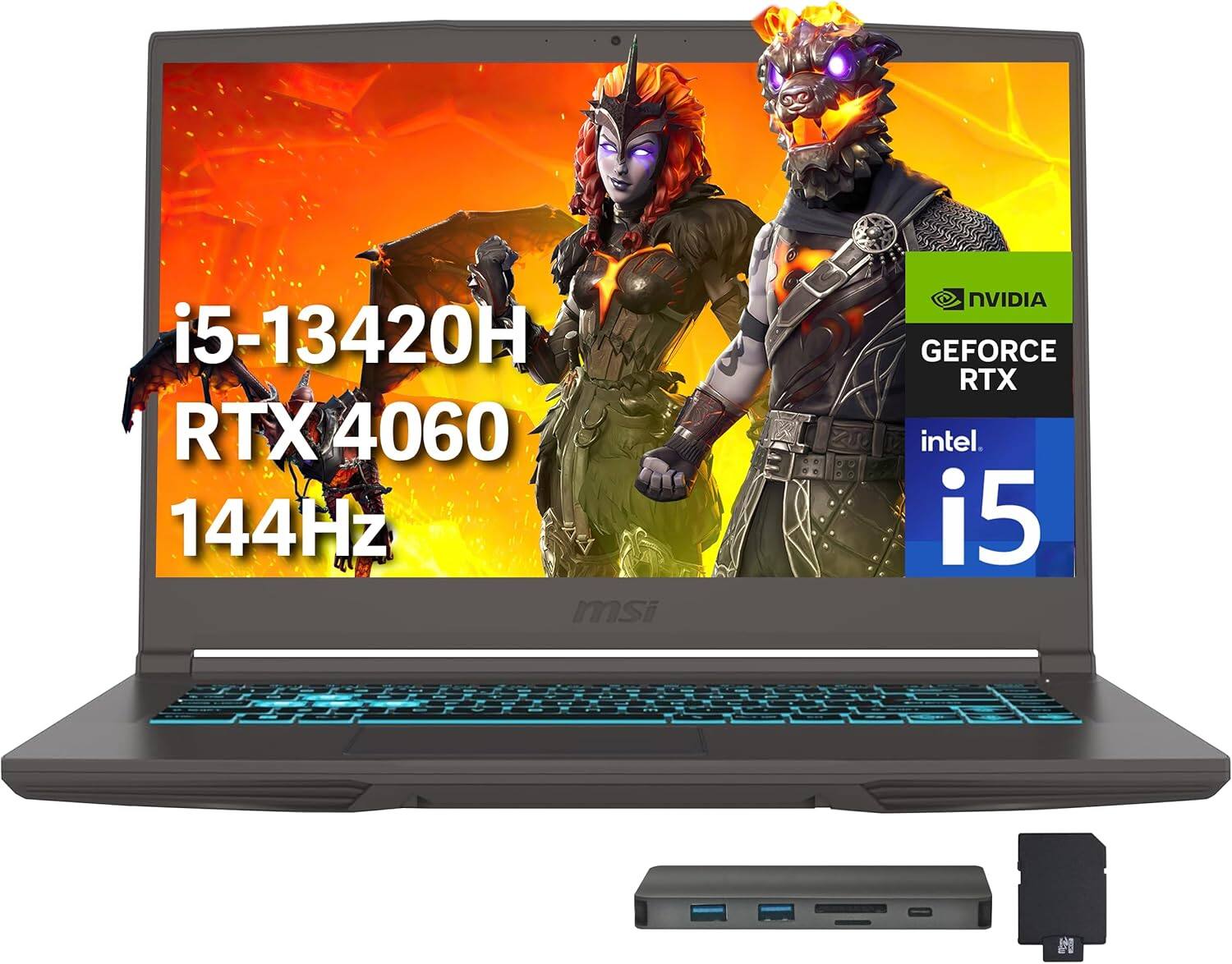i5-13420H RTX 4060 144Hz msi NVIDIA GEFORCE RTX intel. i5