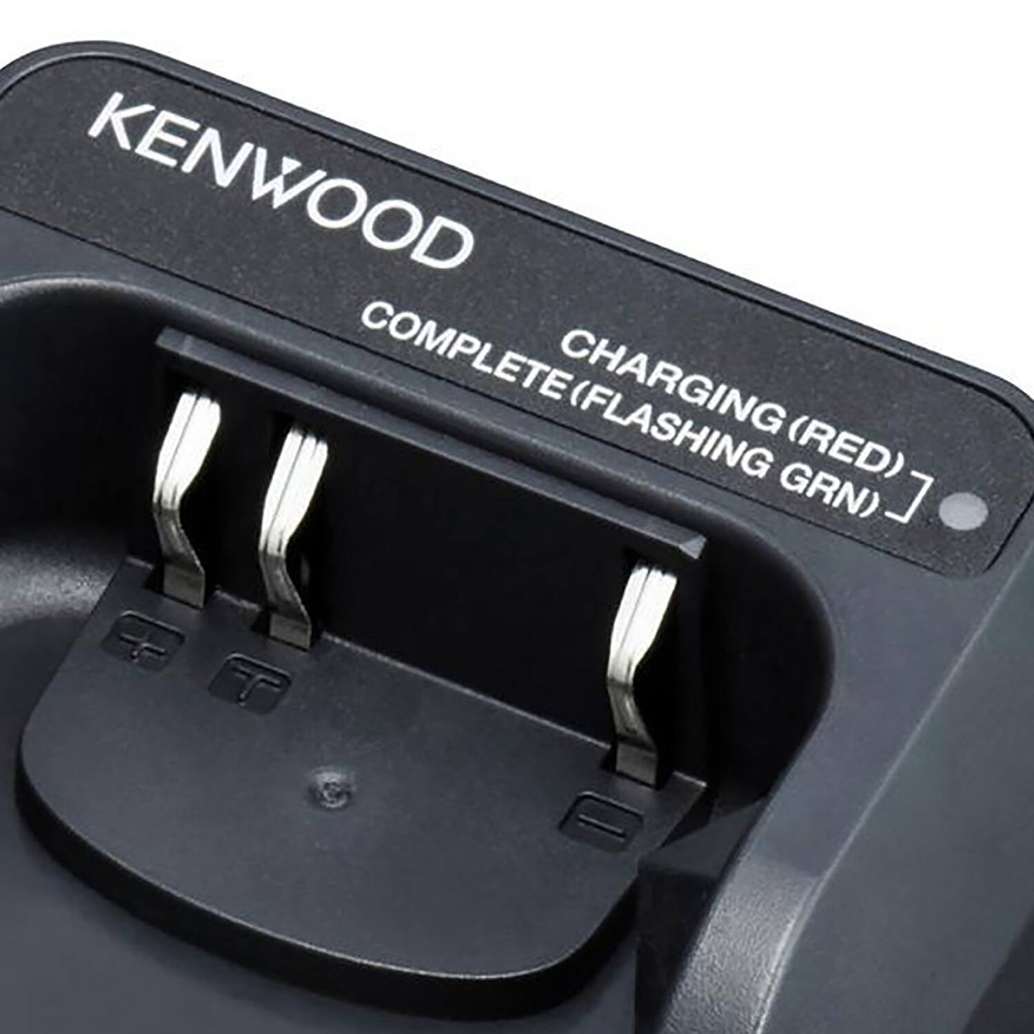 KENWOOD COMPLETE (FLASHING GRN) CHARGING (RED)
