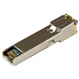 Startech - Gigabit RJ-45 Copper SFP Transceiver Module - Cisco GLC-T Compatible SFP - 1000BASE-T - Mini-GBIC - For Data Networking - Silver