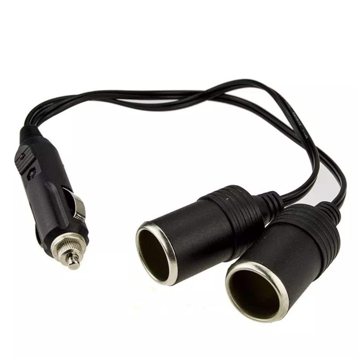 Stock Preferred - 12V DC Power Socket Adapter with LED Indicator - Black