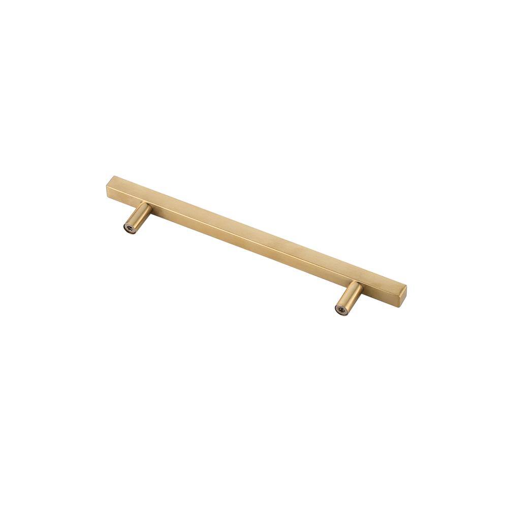 Left. Elegant Decor - Dior 6-5/16" Center to Center Brass Bar Pull Multipack (set of 10) - Brass.