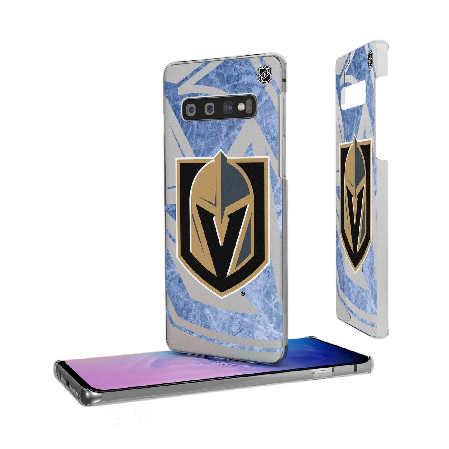 Alt View 3. Keyscaper - Vegas Golden Knights Galaxy Clear Ice Case - S24 Ultra - Multicolor.