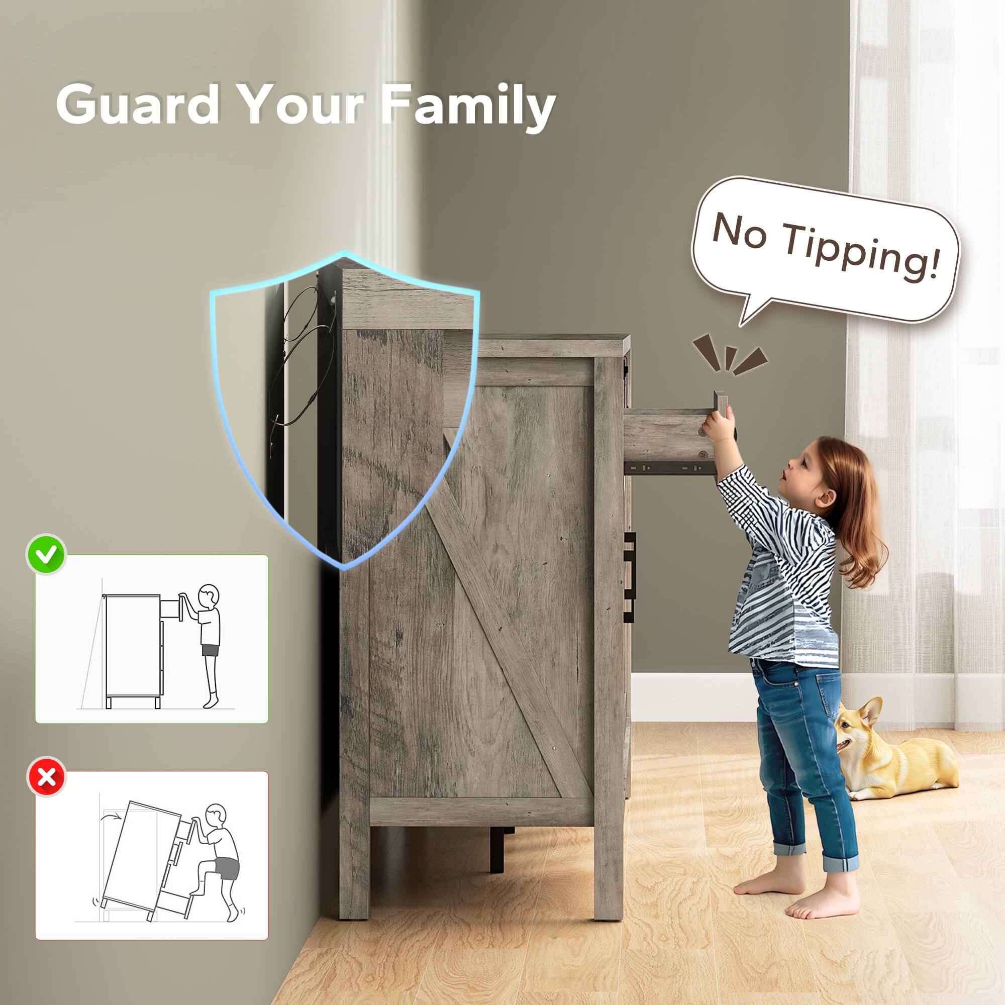 Guard Your Family, No Tipping!