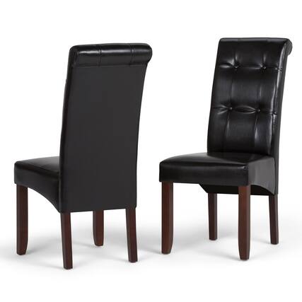 Alt View 5. Simpli Home - Cosmopolitan / Eastwood 7-Piece Dining Set - Midnight Black.