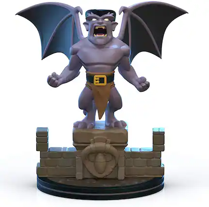 Front. Disney - Gargoyles Goliath 5-Inch Q-Fig - Purple.