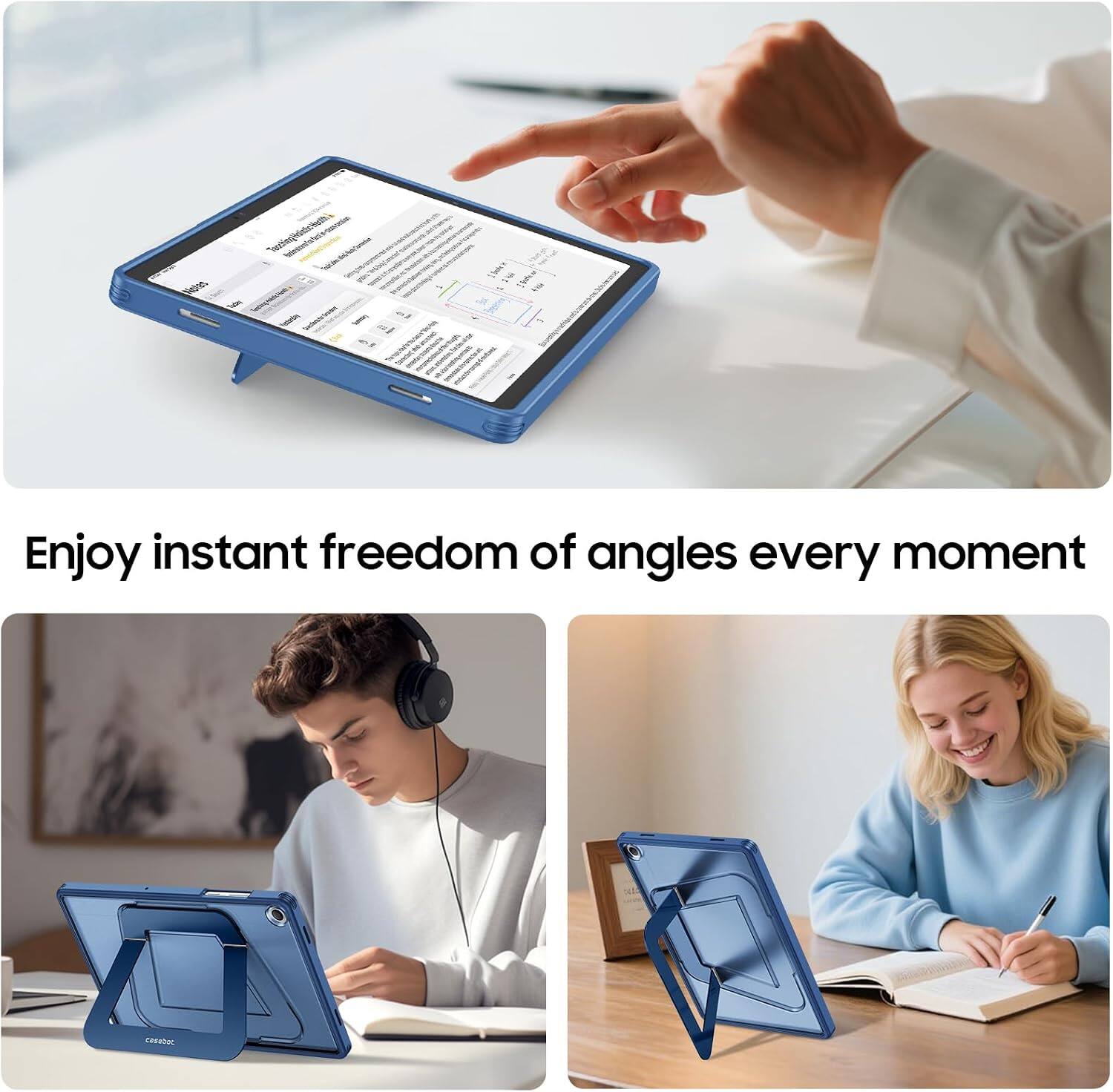Enjoy instant freedom of angles every moment