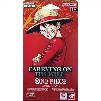 op 13 booster box msrp One Piece Carrying on His Will (OP-13) (Japanese) The Theme for the upcoming 3rd Anniversary is the Three Brothers Hobby Town | One