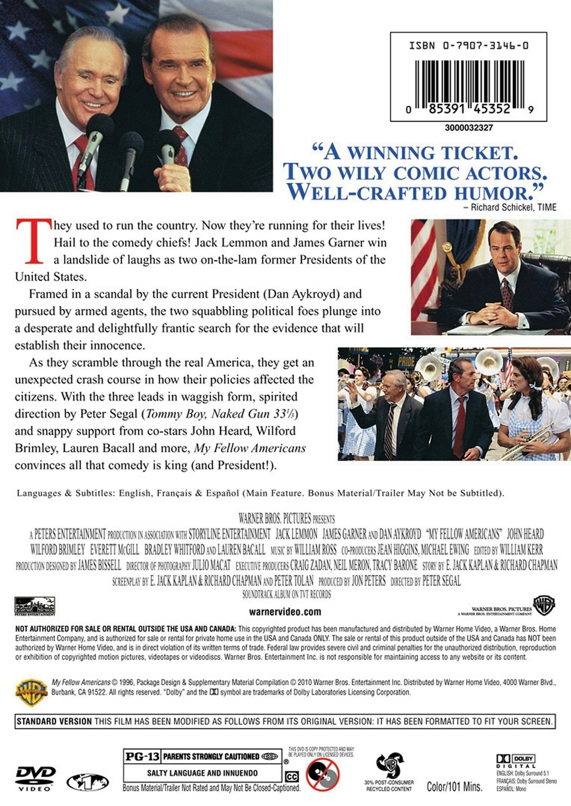 Angle. My Fellow Americans [DVD].