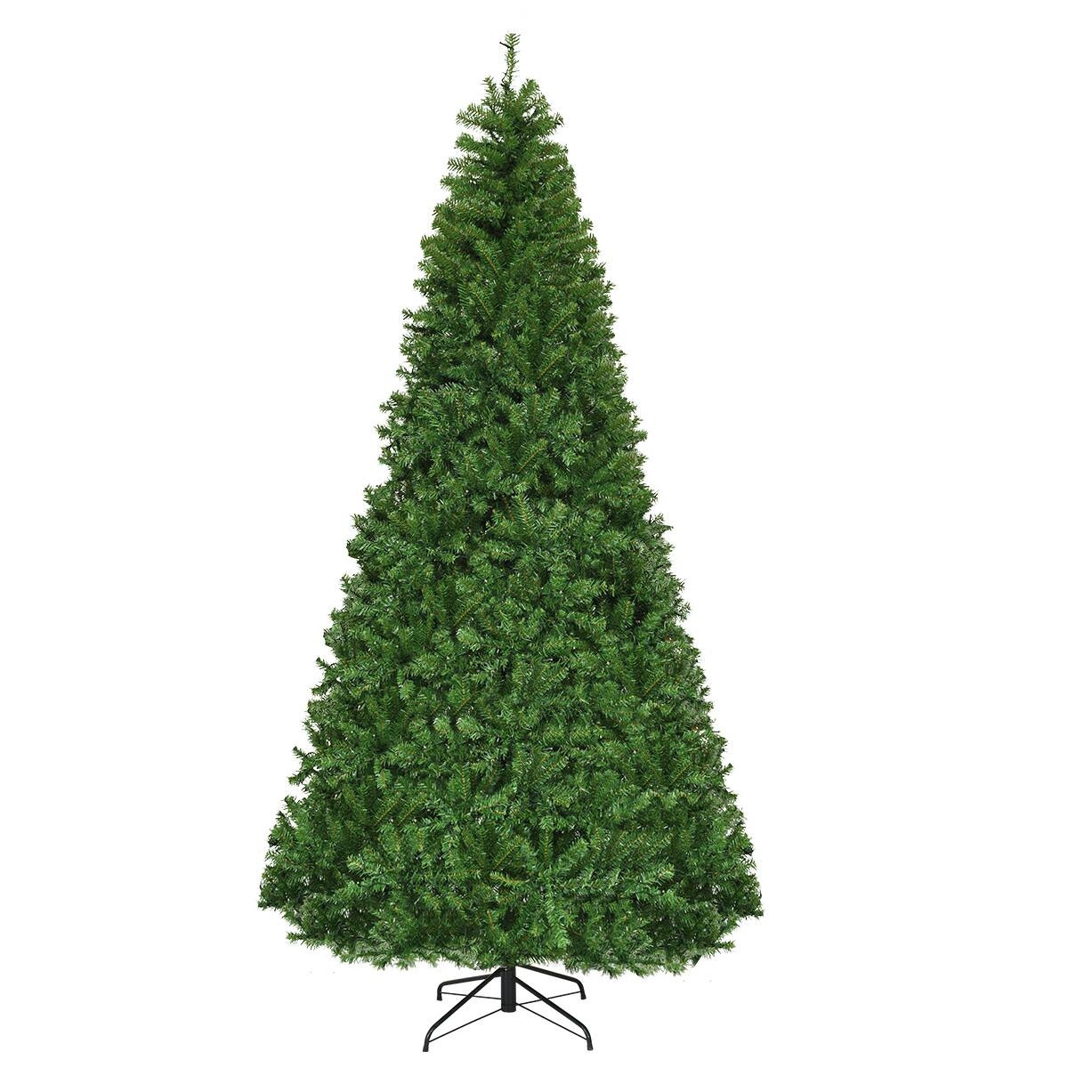 Alt View 19. Costway - 9Ft Pre-Lit Artificial Christmas Tree Hinged 1000 LED Lights - Green.