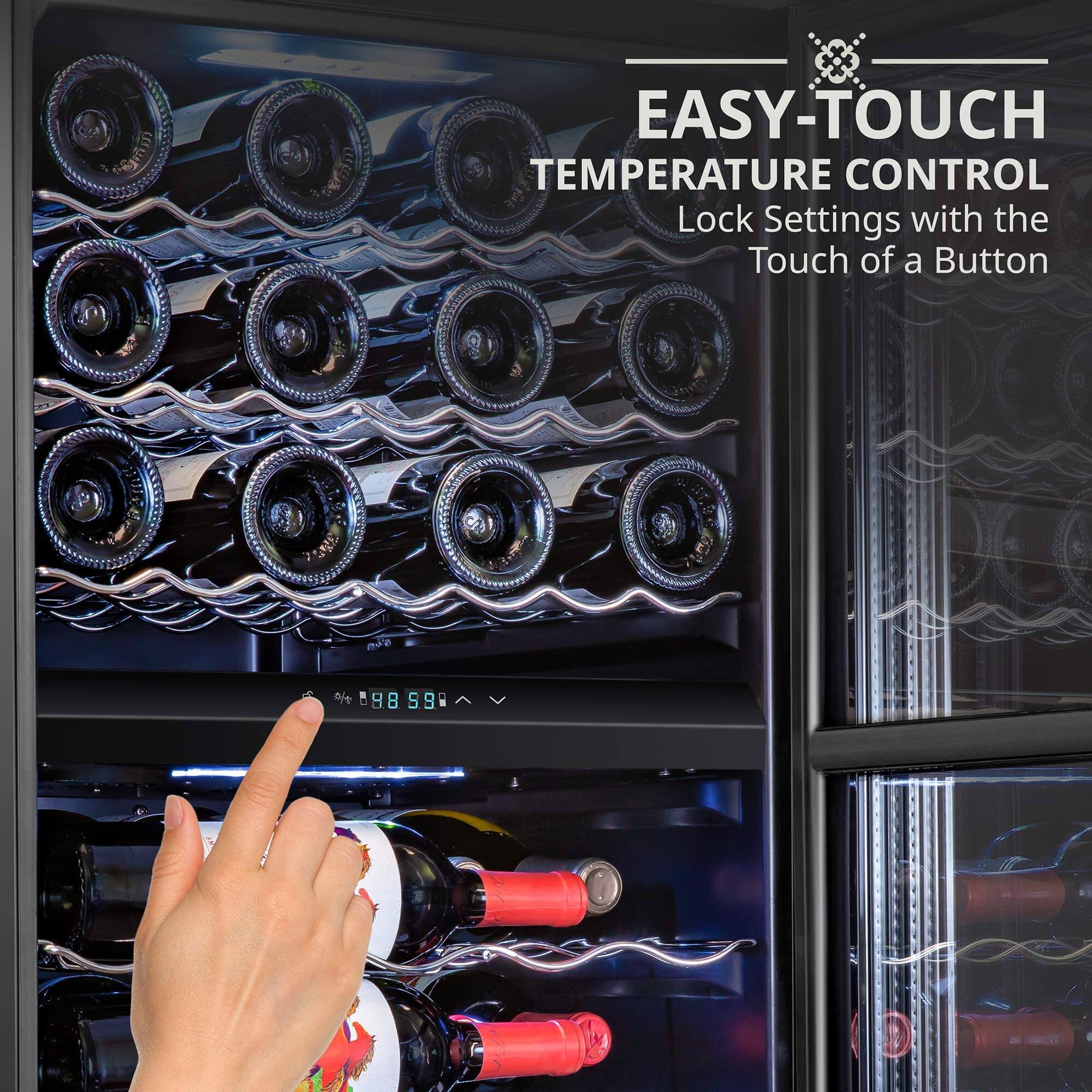 EASY-TOUCH  
TEMPERATURE CONTROL  
Lock Settings with the Touch of a Button