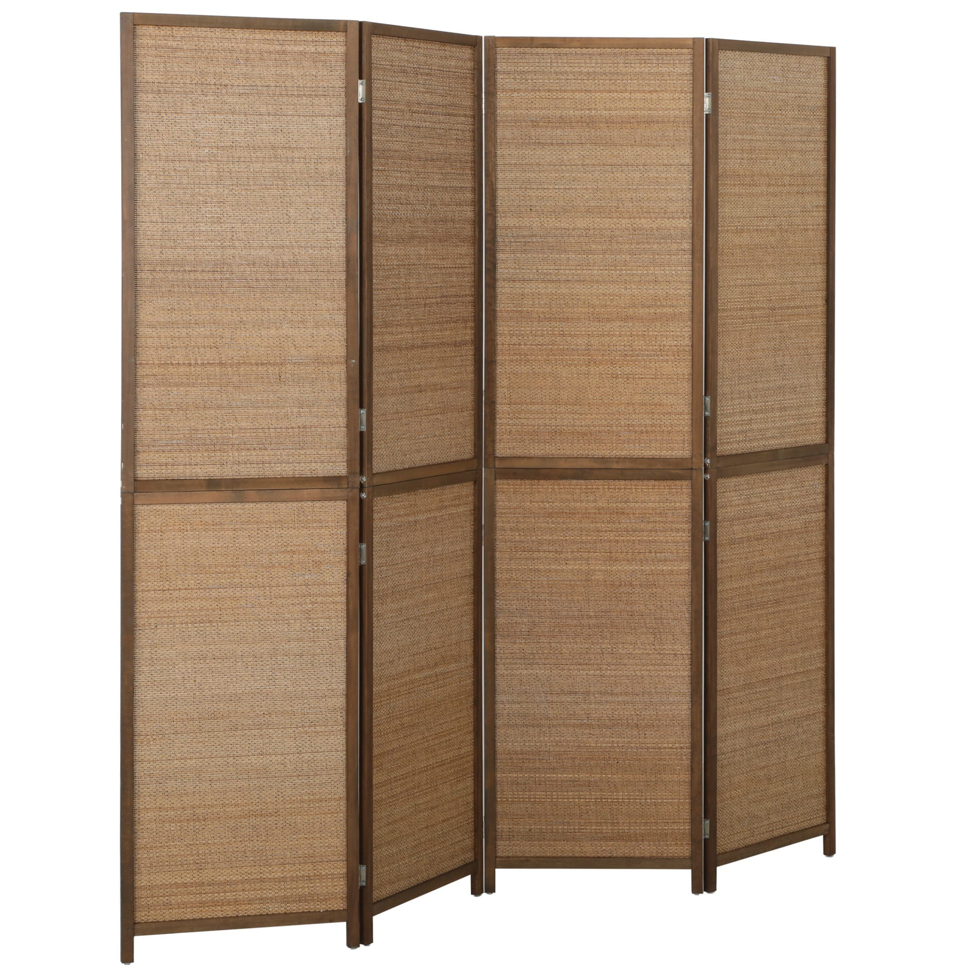Homcom - Divider, 4 Panel Folding Privacy Screen - Brown price history on PriceWatchPro