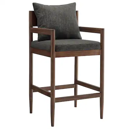Front. Modway - Remington Wood Bar Stool by Modway - 0.