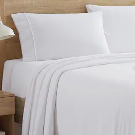 Sweet Home Collection - Solid Flannel Sheets Warm and Cozy Extra Deep Pockets, King - White
