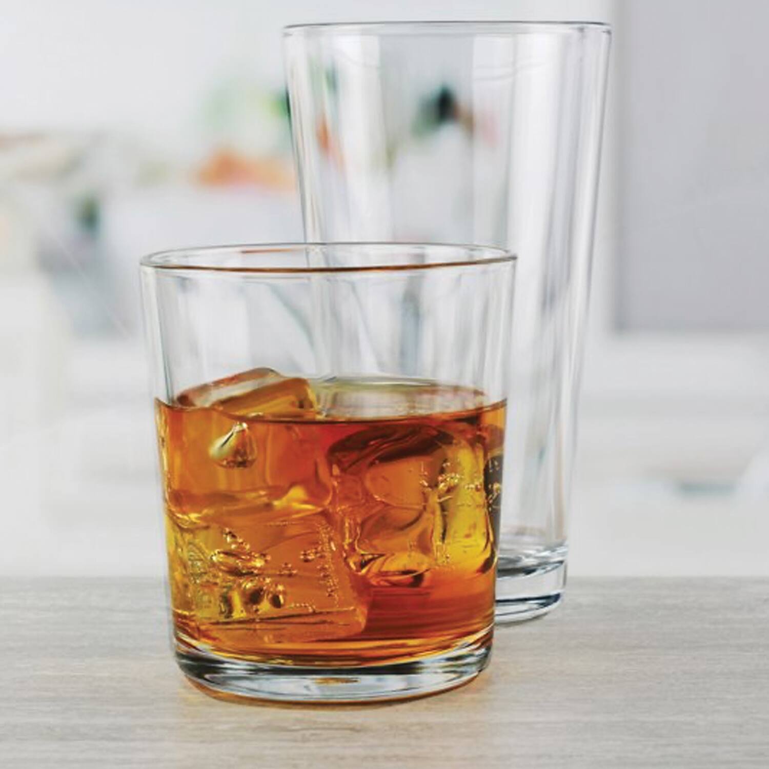 Left. Jay Import - Simple Home 12PC Entertaining - Clear.