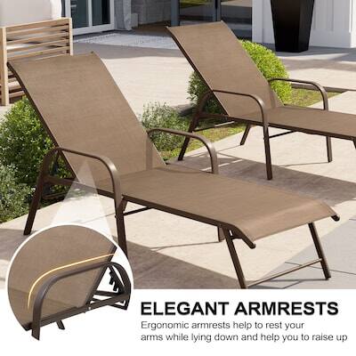 ELEGANT ARMRESTS

Ergonomic armrests help to rest your arms while lying down and help you to raise up