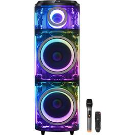 Supersonic - IQ7712DJBT IQ Sound Cyber Flex 2 x 12 inch Wireless Party Speaker - Black