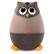Angle. CRANE - Mini Owl 0.5 Gallon Cool Mist Humidifier - Brown.
