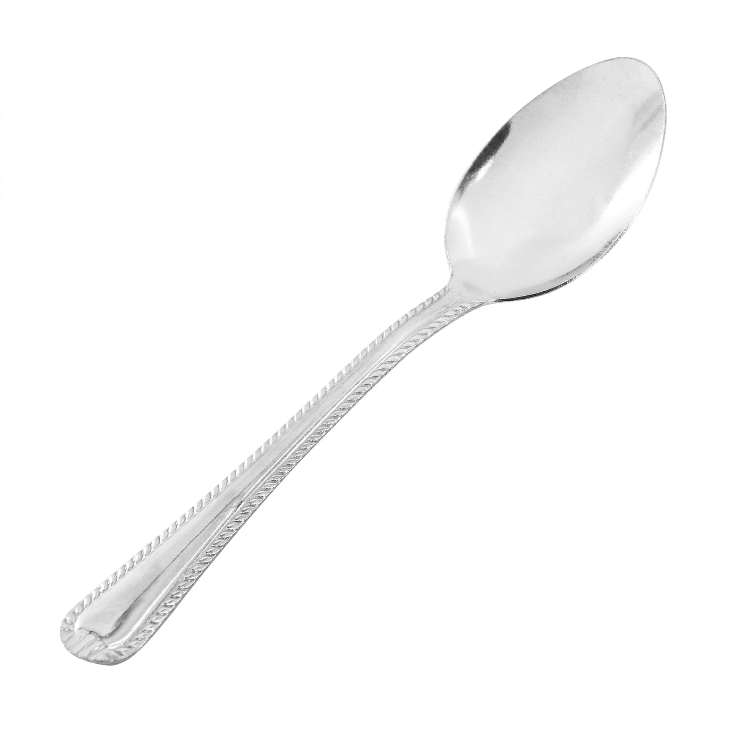 Alt View 1. Gibson - Gibson Home Tustin 6 Piece Stainless Steel Teaspoon Flatware Set in Silver - Silver.