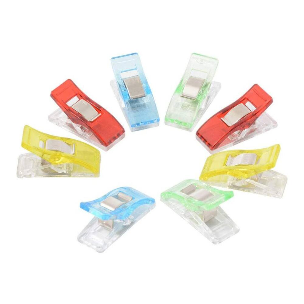 Angle. Brother - GDMINLO Multipurpose Sewing Clips for Quilting and Crafts with Tin Box100 Pack.