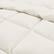 Left. Peace Nest - Peace Nest Luxurious Hotel Feather and Down Fiber Comforter, All Season Duvet Insert, Ivory, Full/Queen - Ivory.