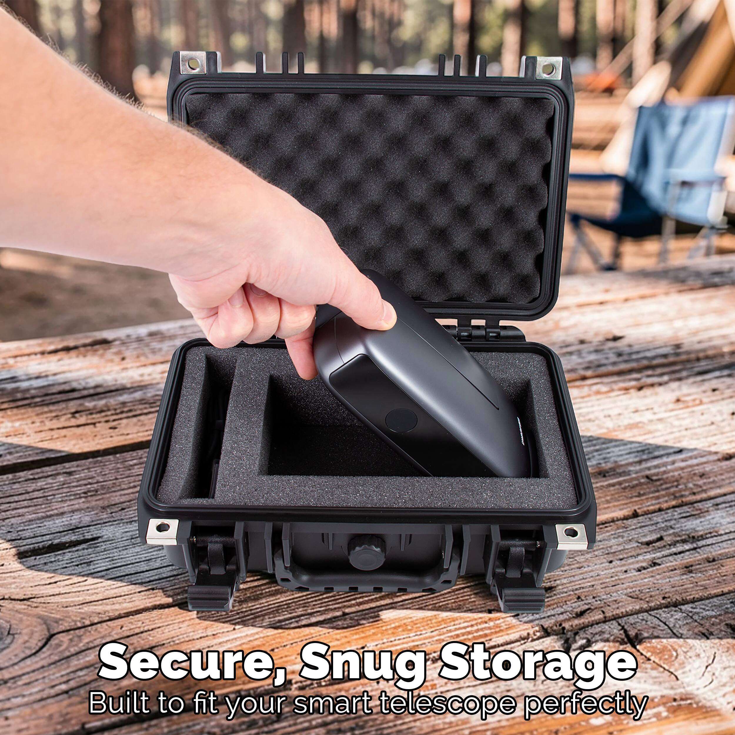 Secure, Snug Storage  
Built to fit your smart telescope perfectly