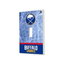 Keyscaper - Buffalo Sabres Wordmark Single Toggle Lightswitch Plate - Multicolor