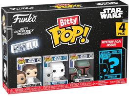 Funko - Bitty POP!: Star Wars: The Empire Strikes Back S2 - Leia 4-Pack - Collectibles - Multicolor