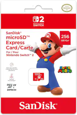 Nintendo - Switch 2 Micro SD Card, SanDisk-Hong Kong Version