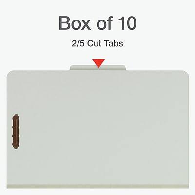 Box of 10  
2/5 Cut Tabs