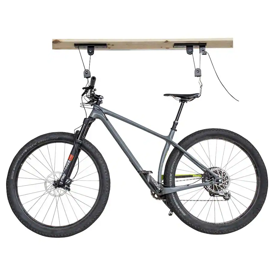 Ceiling Bone Sportsman Pro Series Steel Utility Ceiling Mount Bicycle Lift Black ...