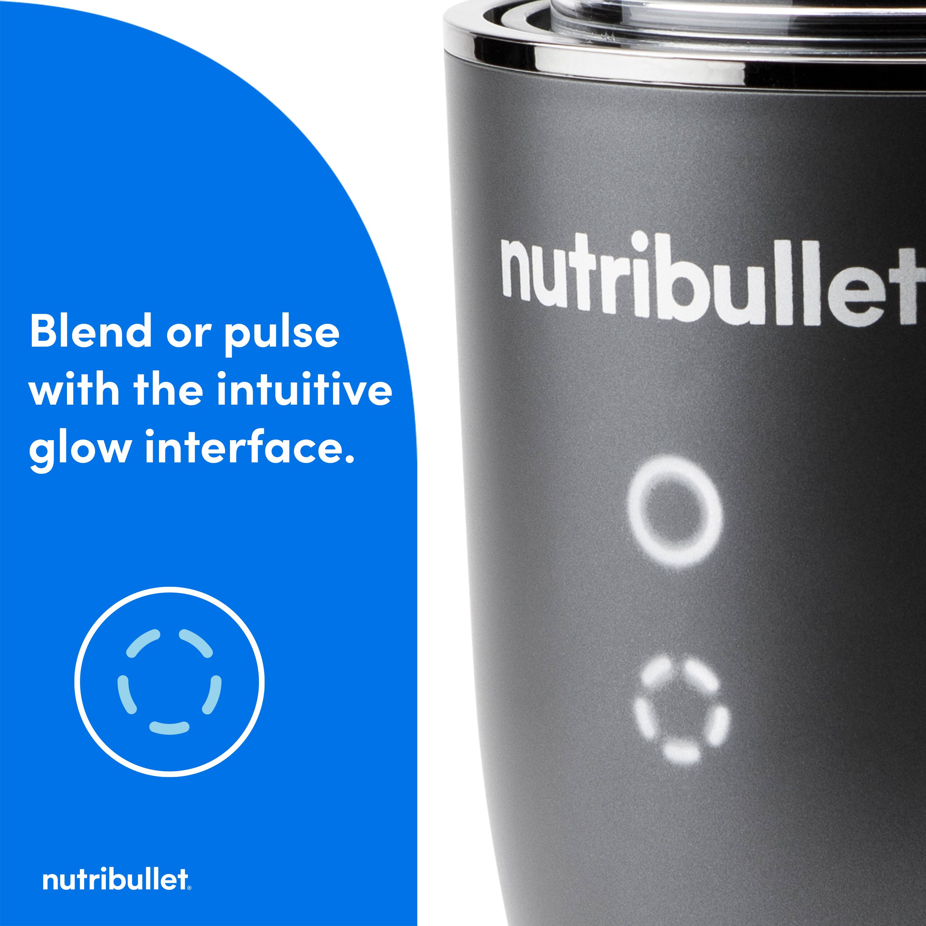Blend or pulse with the intuitive glow interface.  
nutribullet.