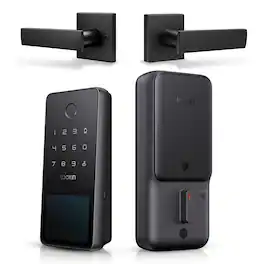 Lockin - Veno Solar Fingerprint Smart Lock, with Handle, Runs on Sunlight