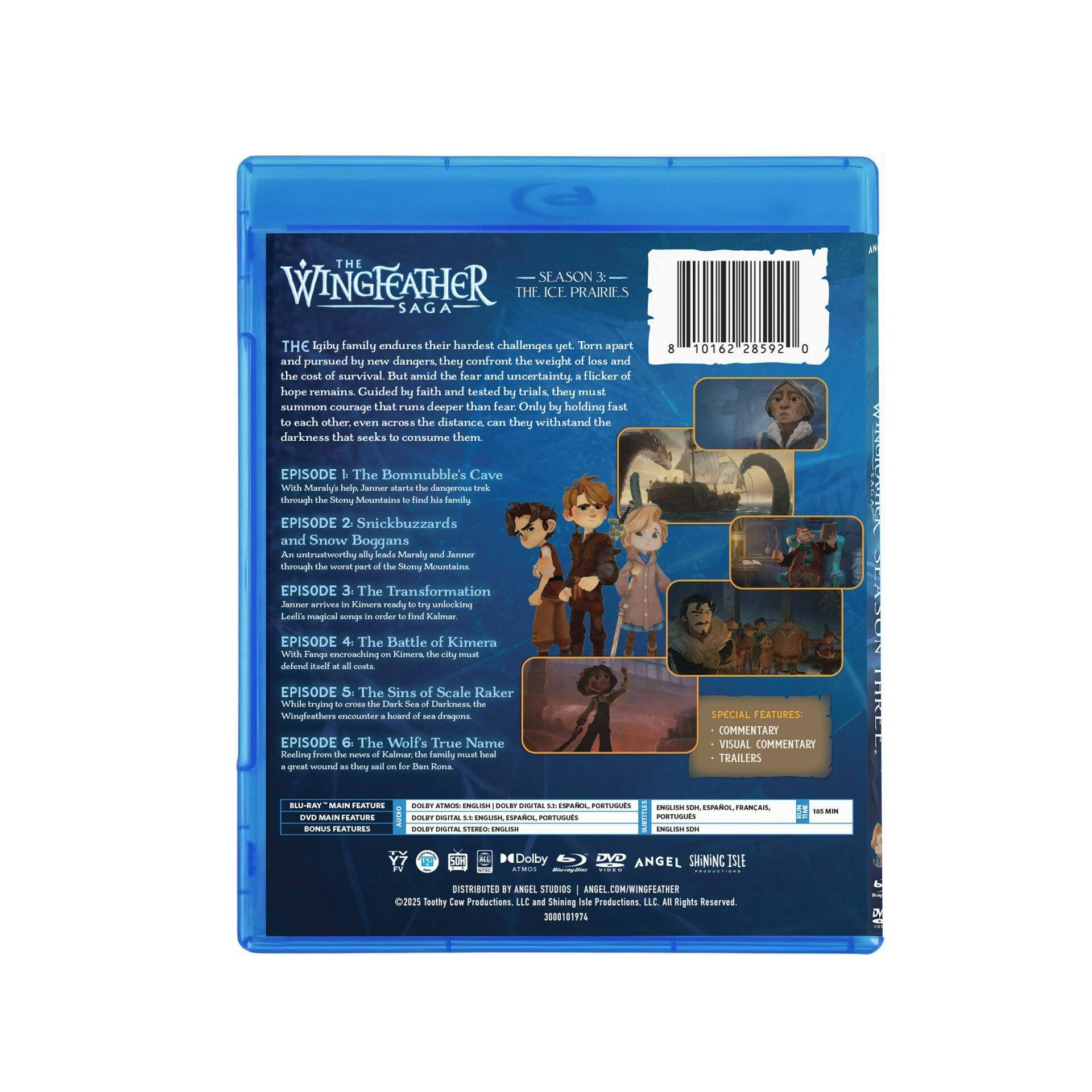 Back. The Wingfeather Saga: Season 3 (Blu-ray + DVD Combo) [Blu-ray].