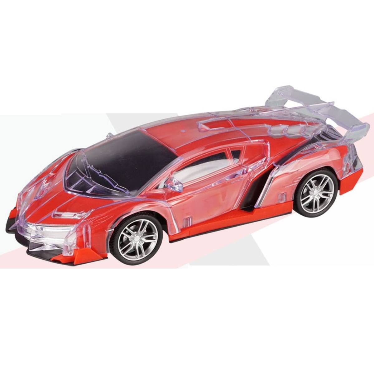 Back. JuzToys - Remote Control Car, Light Up RC Car Toy with Flashing LED Light - Multicolor.