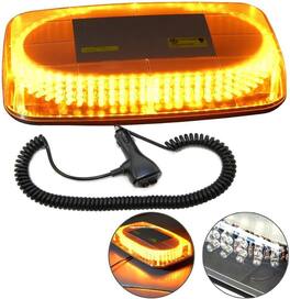 HQRP - Ultra Bright Amber Warning Emergency Truck High Power 240-LED Snow Plow Safety Strobe Minilight Bar