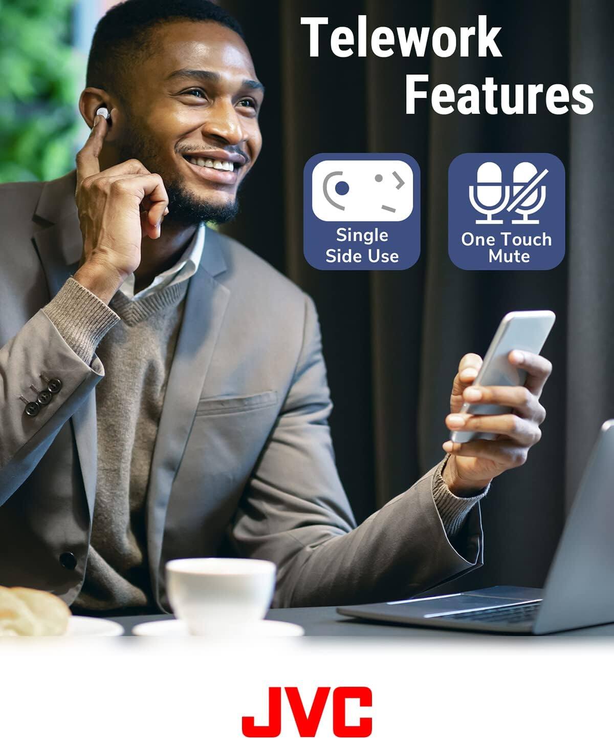 Telework Features

- Single Side Use
- One Touch Mute

JVC