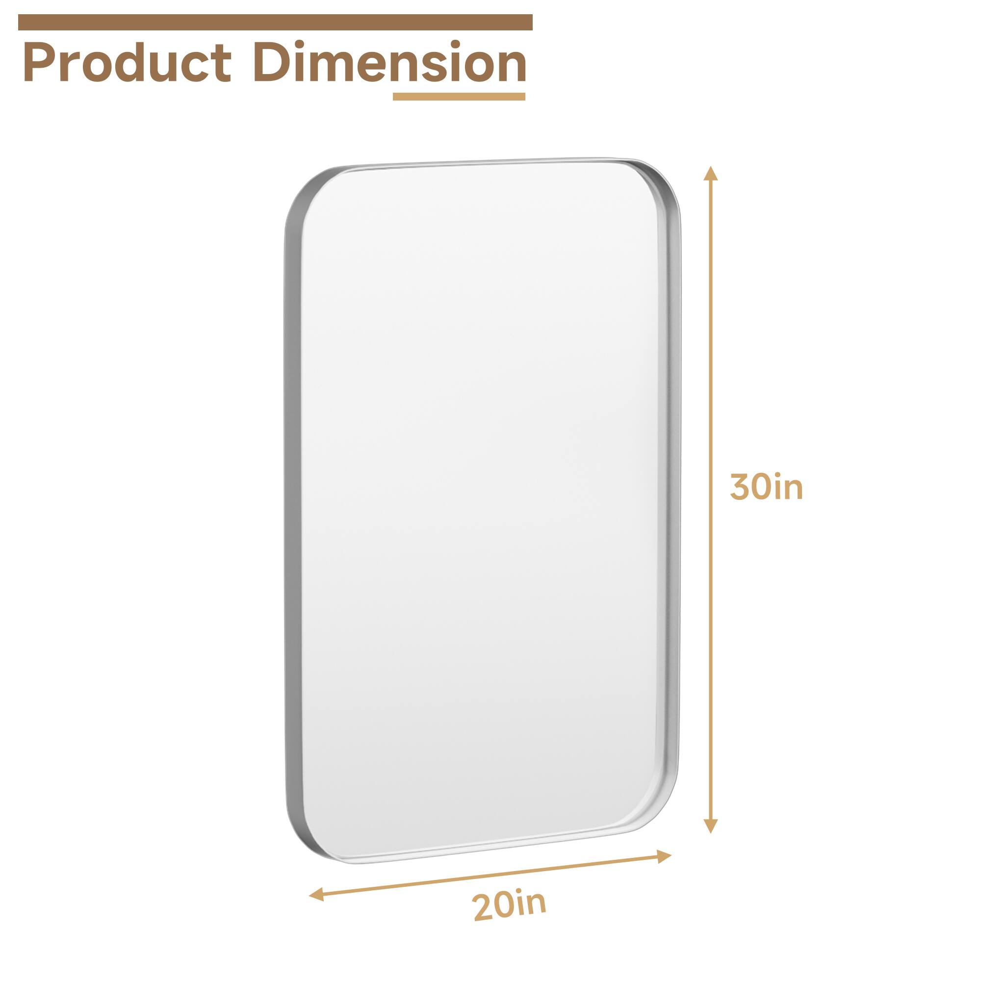 Product Dimension: 30 inches by 20 inches.