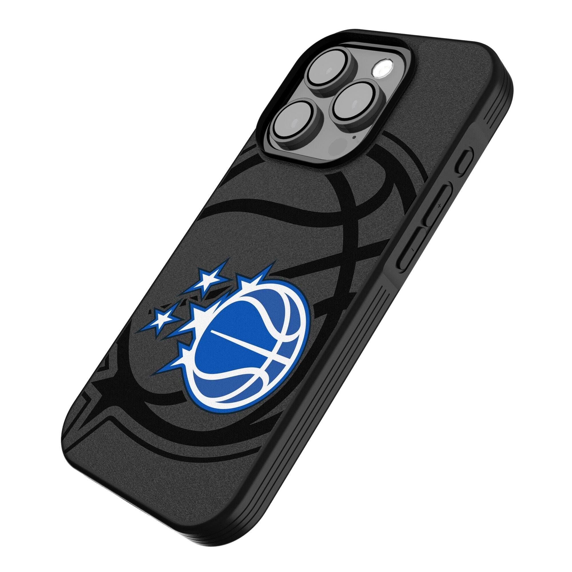 Alt View 1. Keyscaper - Orlando Magic Monocolor Design iPhone Bump Case - 13 Pro - Multicolor.