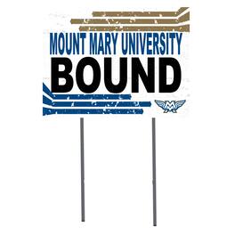 Jardine - Mount Mary Blue Angels 18" x 24" Bound Yard Sign - White