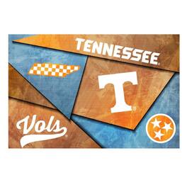 Indigo Falls - Tennessee Volunteers 16" x 24" Mosaic Poster - White