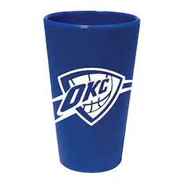 WinCraft - Oklahoma City Thunder 16oz. Team Color Silicone Pint Glass - Multicolor