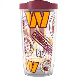 Tervis - Washington Commanders 16oz. Allover Classic Tumbler - Multicolor