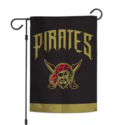 Front. WinCraft - Pittsburgh Pirates 2026 City Connect Double-Sided 12" x 18" Garden Flag - Multicolor.