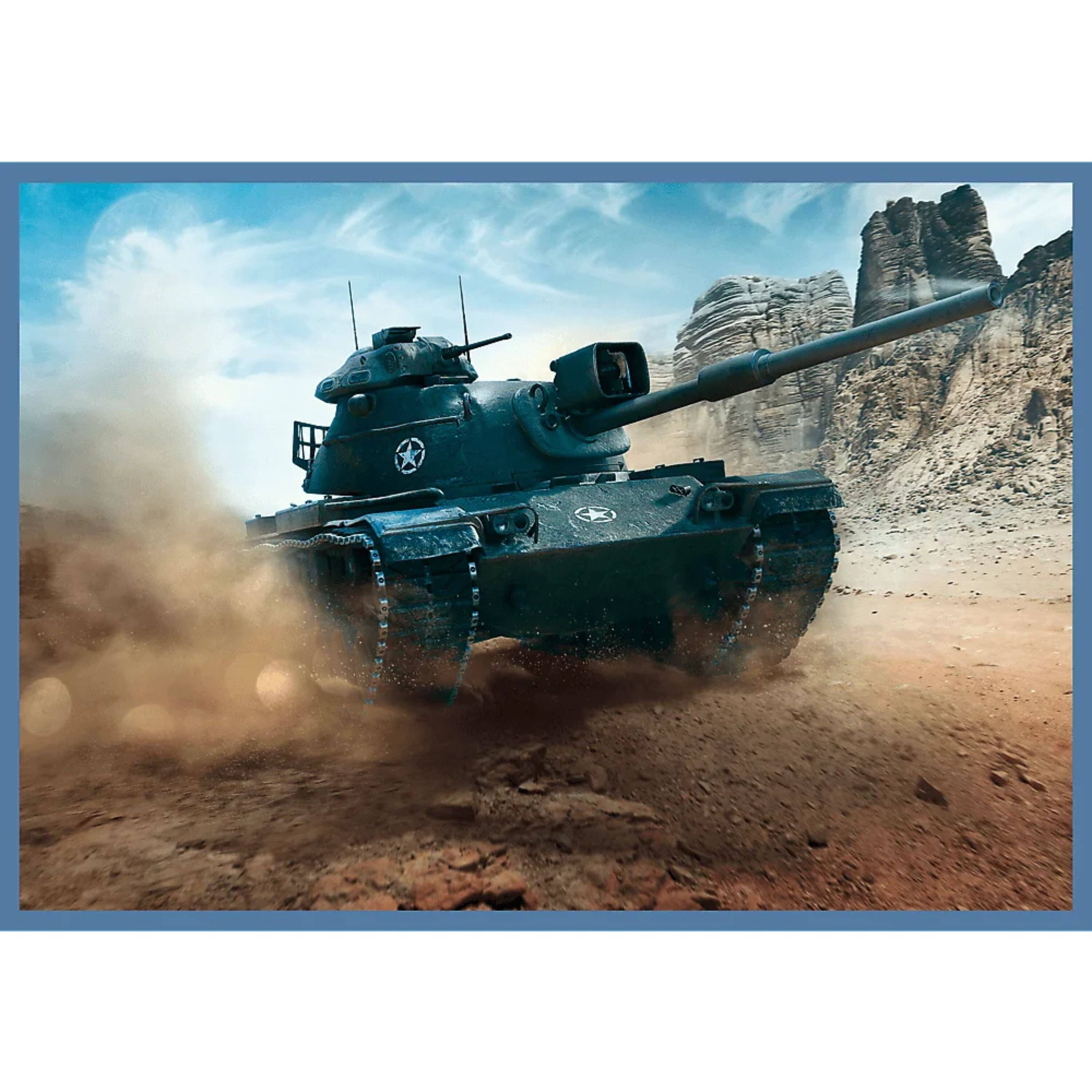 Alt View 2. Trefl - Trefl World of Tanks The Great Tank Battle 4x250 Piece Puzzle.