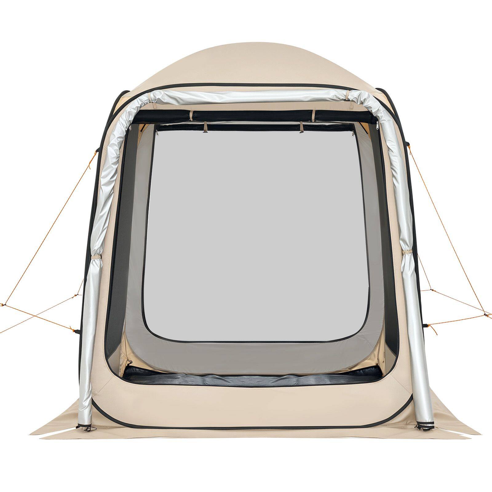 Alt View 6. Loheer - Loheer Screen House Tent 6x6 ft Pop Up SUV Tailgate Canopy - Beige.