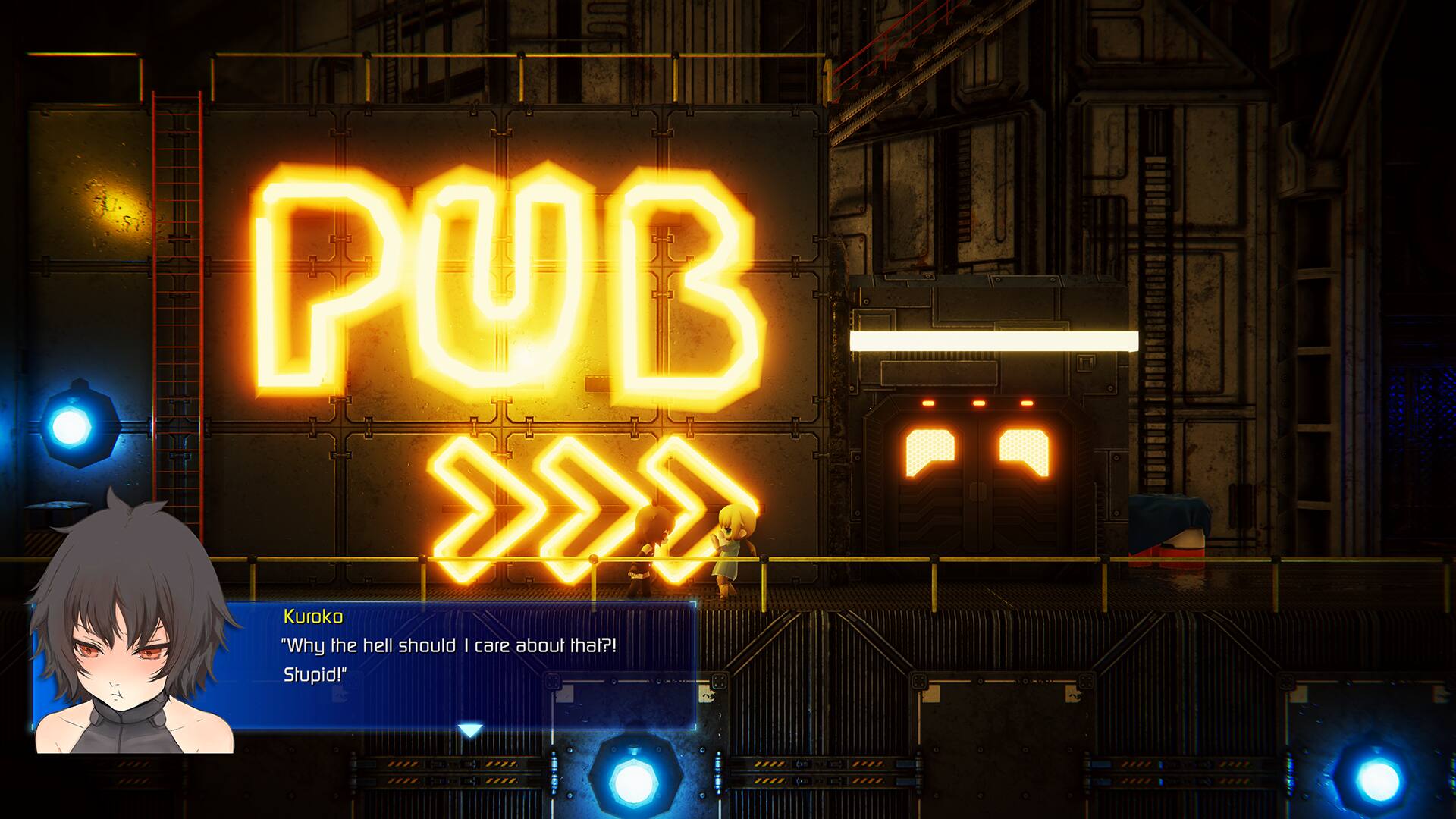 PUB >>> Kuroko "Why the hell should I care about that?! Stupid!"