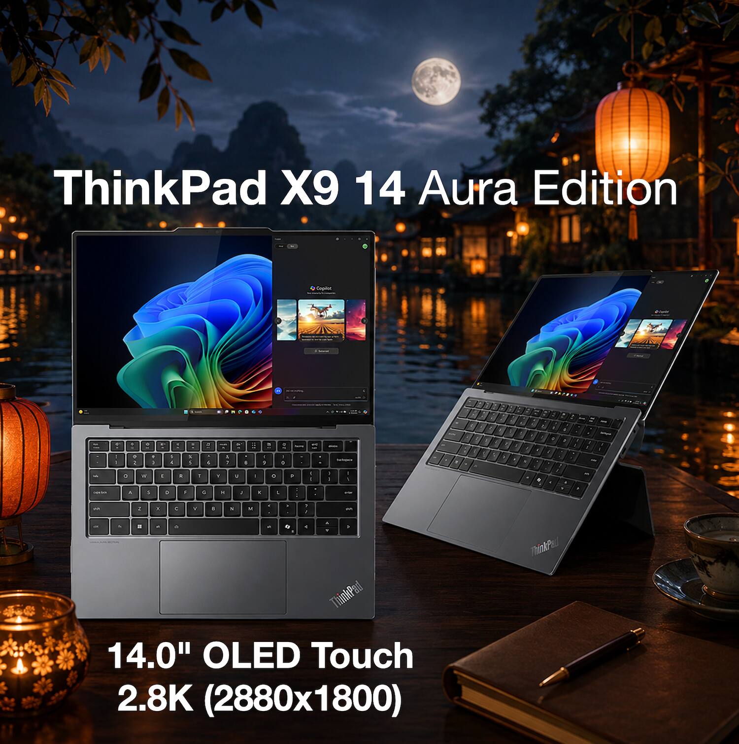 ThinkPad X9 14 Aura Edition

Copict
Plance
-
+ 5 ? : 2 0
a I x
e I
5 I & R
K 5
1
IN 
Y
1 :
c I #
I
5 1 , 0
0 I 9
- :
at I I
2.2 - Tachipos - I .
5
5
1
.
1 1 C R / 
1 1 7 1
1
- -
-
A
S
D
F
G
H
I
K
:
-
WT
2
3

V
1
x
M
-
1
1 1
Wt
- a . e - > Y

ThinkPad 14.0" OLED Touch 2.8K (2880x1800)